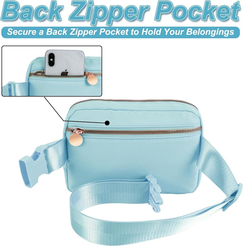 Uygafly Christmas Gifts for Teen Girls Kids - Birthday Gifts for Girls,Friendship Gifts for Women,Friend Birthday Gifts for Women - Fanny Pack Crossbody Bag Belt Bag Cute Trendy Stuff | Blue,A - Image 3
